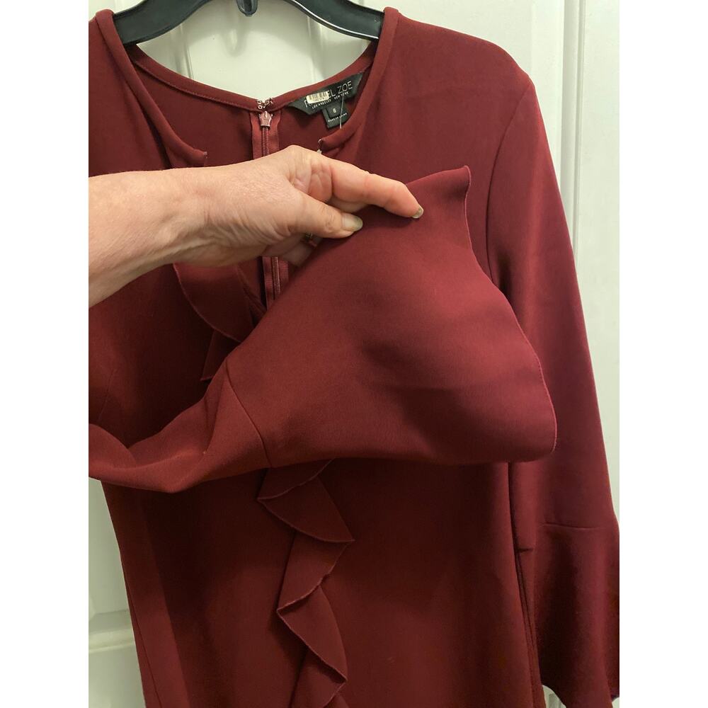 Rachel Zoe RTR Women's Size 8 Dark Purple Belle Sleeve Dress - Picture 5 of 10